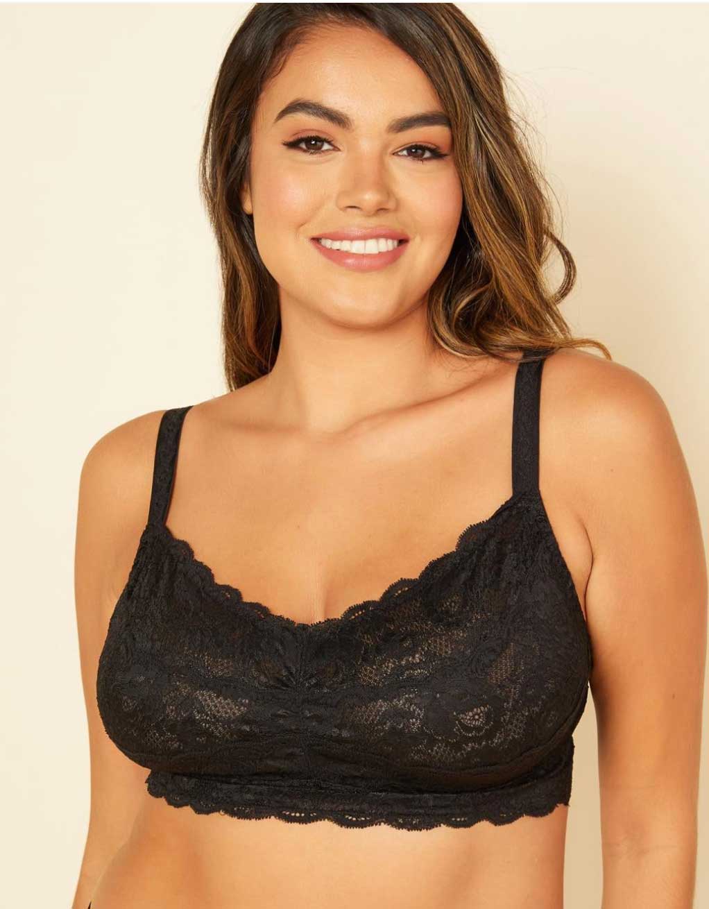 Cosabella Never Say Never Side Support Bra in Black